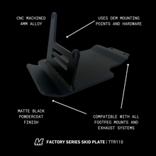 Load image into Gallery viewer, MiniRacer TTR110 Cradle Peg Mount / Skid Plate Combo