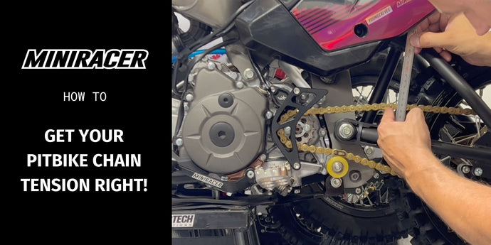 TECH TIP: THE PERFECT CHAIN TENSION FOR YOUR PIT BIKE
