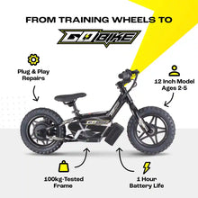 Load image into Gallery viewer, GoBike 12 Inch Ebike for Kids
