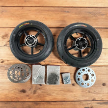 Load image into Gallery viewer, ETM RTR 12in Mag Supermoto Wheel Set
