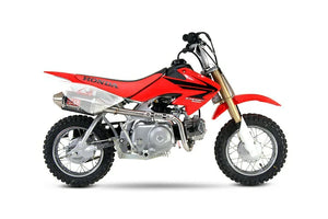Yoshimura RS-2 Stainless Full Exhaust w/ Carbon Fiber Muffler - CRF50