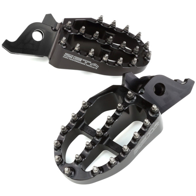 Zeta Alloy UltraWide Footpegs - for MiniRacer Peg Bars