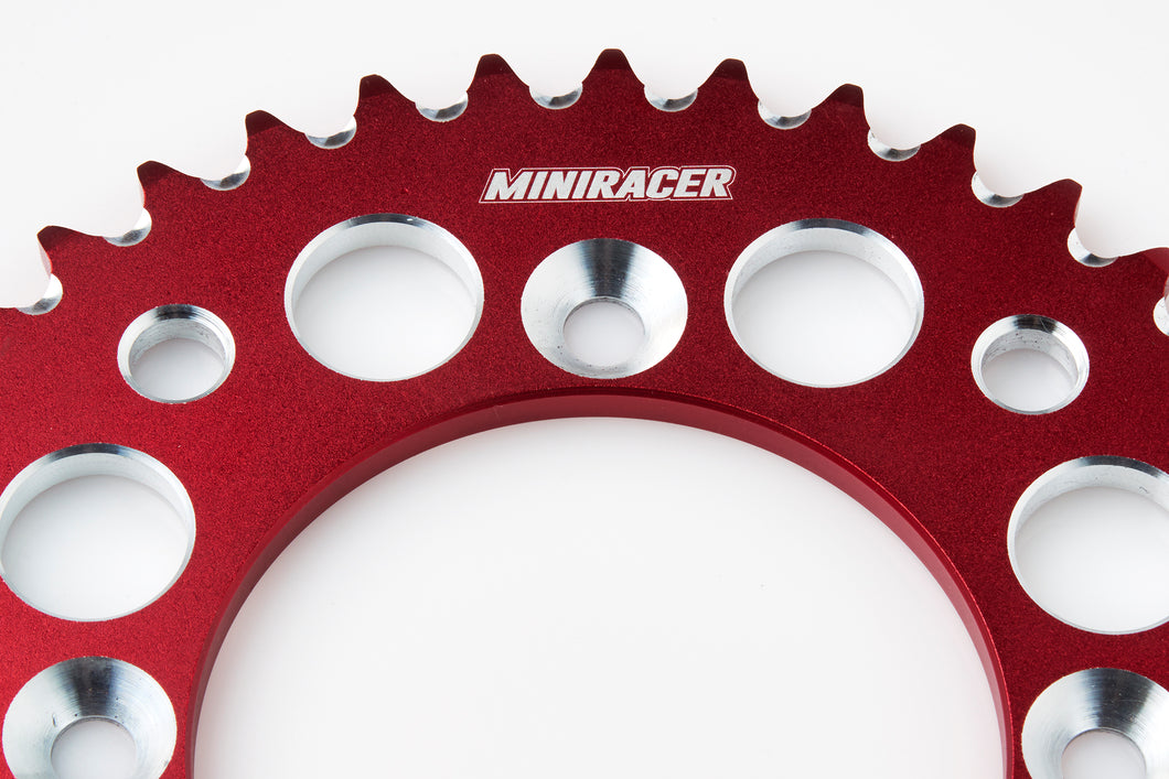 MiniRacer Elite Series Rear Sprocket - CRF110 - RED