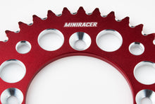Load image into Gallery viewer, MiniRacer Elite Series Rear Sprocket - CRF110 - RED
