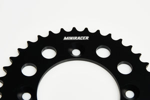 MiniRacer Factory Series Alloy Rear Sprocket - CRF110 - Black