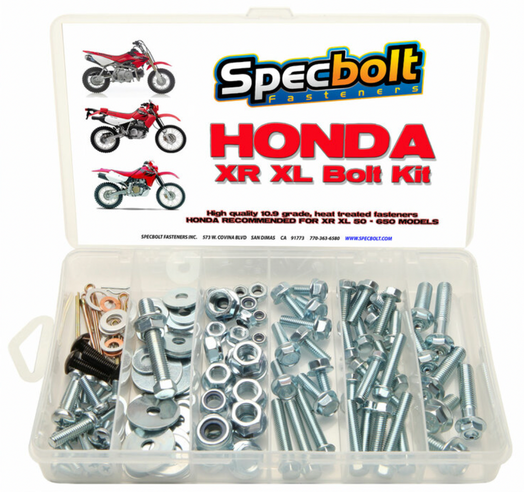 Specbolt Honda XR & XL 120pc Kit (Zinc)