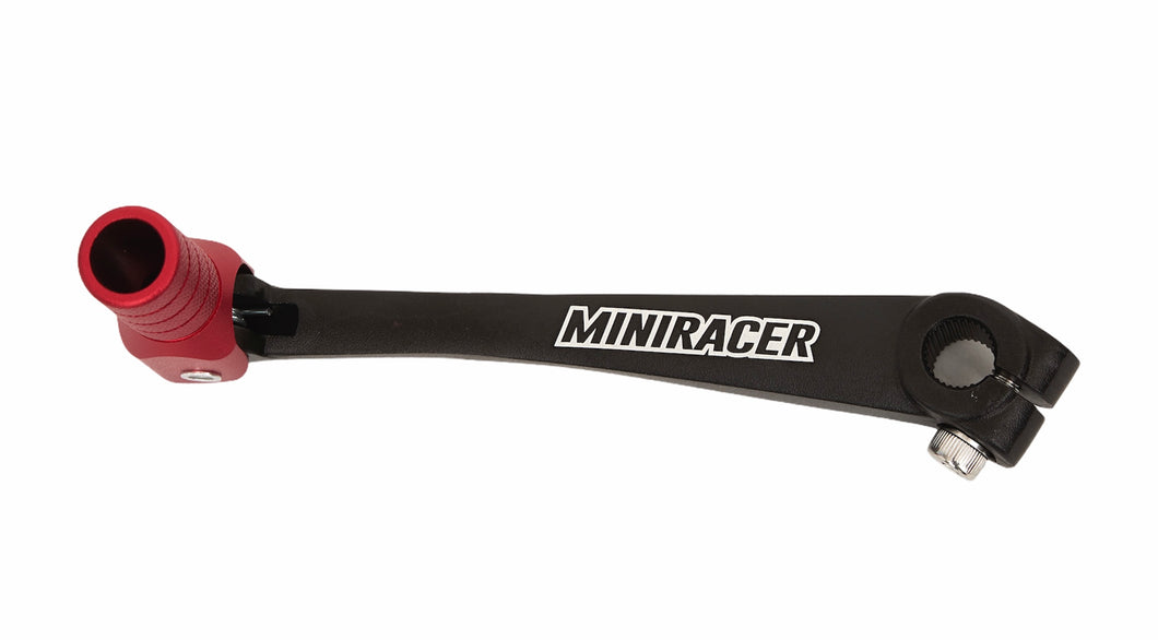 MiniRacer Factory Series Gear Shift Lever - CRF50 CRF70 CRF125 - Black/Red